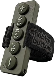 Chubby Buttons 2 - Wearable & Stickable Bluetooth 5.2 Remote for Music, Calls & Ai Digital Assistants (Gemini on Android or GPT-Enabled Siri on iPhone)