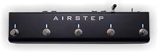 XSONIC Airstep Smart Multi Controller with MIDI, HID, 5 Footswitch, 2 Expression Pedal In, 300H Playtime, Support HX Stomp, Quad Cortex, DAW, Plugin, Youtube Video, Page, Atem, Hands Free Controller