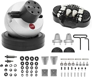 Katway Ball Vise - 5 Inch Engraving Block with 71PCS Set Engraving Tool 360° Rotation Engraving Block Vise Professional Ball Vise for Jewelry Making Setting Stone Tool A03C