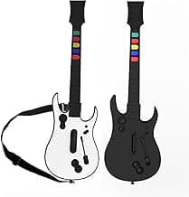 NBCP 2 PACK Guitar Hero Controller PC, Wireless PlayStation 3 PS3 /PC Guitar Hero Guitar with Dongle