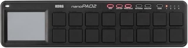 Korg nanoPAD2 Slim-Line USB MIDI Pads - Black