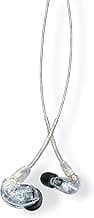 Shure SE215 PRO Wired Earbuds, Professional Sound Isolating Earphones with Clear Sound, Deep Bass, Secure in-Ear Fit, Carrying Case, Clear