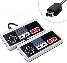 acisan Retro 2-Pack Classic Game Controllers with 9.8-Foot Cables – Nostalgic Fun for the Whole Family, Compatible with Retro Consoles & PC