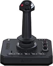Honeycomb Foxtrot Aviation Stick - flight stick for flight simulation, premium gimbal mechanism, 16bit Hall Effect Sensors, ambidextrous design, compatible with MSFS 2024/2020 for PC & Mac [video game]