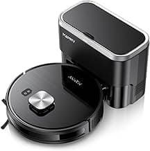 Robot Vacuum and Mop, 11500 Pa Suction, 3-in-1 Robotic Vacuum with Smart LiDAR Navigation, 90 Day Self-Emptying,160 Min Runtime,App/Alexa/Voice Control, Ideal for Pet Hair, Carpet & Hard Floor