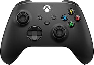 Xbox Wireless Gaming Controller | Carbon Black | Console, PC, & Android | Textured Grip | Wireless, Bluetooth, USB-C Connectivity