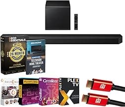 Samsung HWQ800H 5.1.2 ch. Q-Series Dolby Atmos Soundbar System (2026) Bundle with 26 Month CPS Protection Pack, HDMI Cable, Premiere Movies Streaming Pack and Deco Gear Home Theater Beginner's Guide