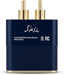 Slash6 Bluetooth Audio Receiver for Home Stereo with ESS Quad DAC (ES9219), Optical in/Out, USB DAC Mode, LDAC & aptX Adaptive/HD, AAC