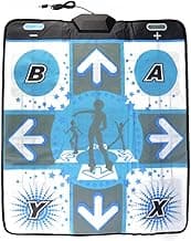 OSTENT Non-slip Dance Pad Dancing Mat for Nintendo Wii Gamecube NGC Console Dance Revolution DDR Video Games
