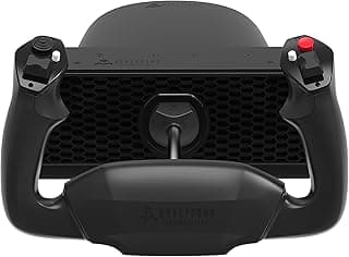 Honeycomb Alpha LITE - compact yoke for flight simulation, 180 rotation, programmable buttons, sturdy steel shaft, clear design perfect for sim beginners, plug & fly with MSFS 2024 [video game] [video game] [video game]