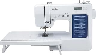Brother CS7000X Computerized Sewing and Quilting Machine, 70 Built-in Stitches, LCD Display, Wide Table, 10 Included Feet, White