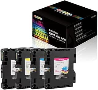 SG400 SG800 1 Set Sublimation Ink Cartridge for Sawgrass Virtuoso SG400/SG800 | High-Yield 300-Page Transfer DYE Ink | New Chipset (Exact Ink Level) | Printhead Protection