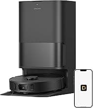 DREAME D30 Ultra Robot Vacuum and Mop, 25,000Pa Powerful Suction, All-in-One Base Station with 100 Days Auto-Empty, MopExtend Tech for Edge Cleaning, Smart Obstacle Avoidance, Black