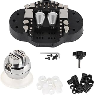 Jewelry Engraving Vise Tool, Universal Rotating Base Engraver Setting Tool, Standard Engraving Block for Jewelry Making