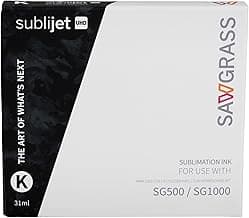 Sawgrass SubliJet UHD Sublimation Ink Cartridge - Black - High-Performance Ink SG500 SG1000 Sublimation Printers - Long-Lasting, High-Viscosity Gel Ink for Vibrant, Crisp Prints