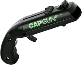 cap gun bottle opener launcher shooter funny shooting gun creative beverage bottle opener, suitable for party games, family gatherings, outdoor barbecues (1 PC black)