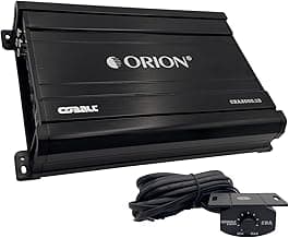 Orion Cobalt CBA2000.1D Monoblock 1-Channel Class D Amplifier for Car Subwoofer, 2000W Max, 500W RMS, 1/2/4 Ohm Stable, Adjustable Low Pass with Bass Boost, MOSFET Power Supply, Bass Knob Included