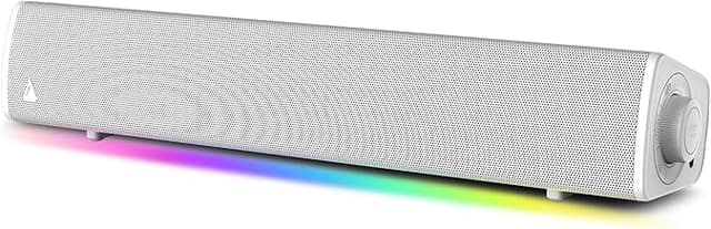 Creative Labs Sound Blaster GS3 Compact RGB Gaming SOUNDBAR - White