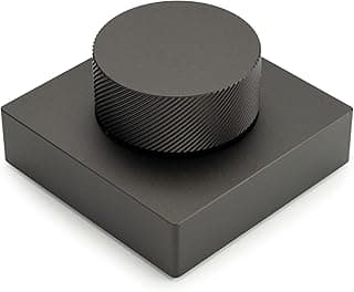 Anticater VK-01 Wireless Volume Knob - Bluetooth & 2.4 GHz Audio Controller for Windows & Mac, USB-C Wired Option, CNC Aluminum Media Dial with Custom Macro Software (Anodized - Gunmetal)