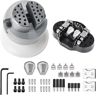 HAADID Ball Vise - 3" Engraving Block Vise 360°Rotation Engraving Setting Tools with Ring Holder Set Jewelry Engraving Tool Jewelry Making Tool