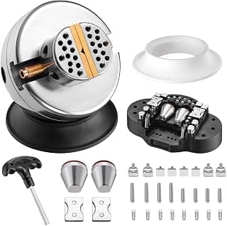 DZQ Ball Vise 4" Engraving Setting Tool 360°Rotation Professional Ball Vise 36PCS Attachment Jewelry Engraving Block Tools Standard Block