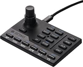 IFR-1: Compact All-in-one Cockpit Made in Germany - high-Precision Controls for COM, NAV, FMS, autopilot, XPDR, and More for immersive, Realistic Flight Simulation