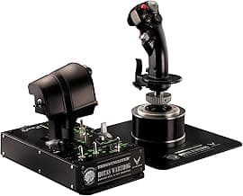 Thrustmaster HOTAS Warthog Flight Stick and Throttle – Metal Dual Throttle System, Official Replica of the U.S Air Force A-10C Aircraft Controls, Precision Flight Simulator Controller for PC