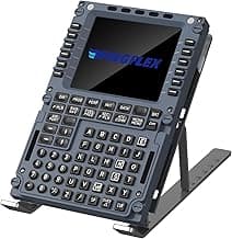 MiYee WINGFLEX Flight Simulator Control Panel A320 MCDU Game Simulator Flight Simulation Panel Route Control Plug-and-Play Features Full-Scale Simulation