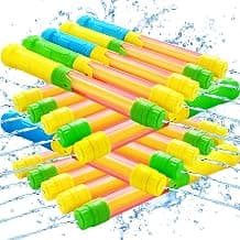 20 Pack Water Toy Squirt for Kids,10.2 Inch Water Pool Toys Squirt,Water Soaker Blaster for Swimming Pool,Beach,Summer Activities,Outdoor Games(3 Colors)