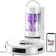 Robot Vacuum and Mop Combo, Robot Vacuum Cleaner with Bagless Self Emptying Station, 18000Pa Suction, LiDAR Navigation, ideal for Pet Hair, Carpet & Hard Floor, Compatible with App/Alexa/Voice Control